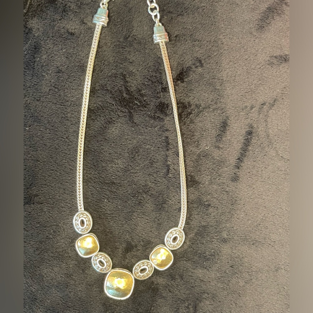 Brighton gold and silver necklace.